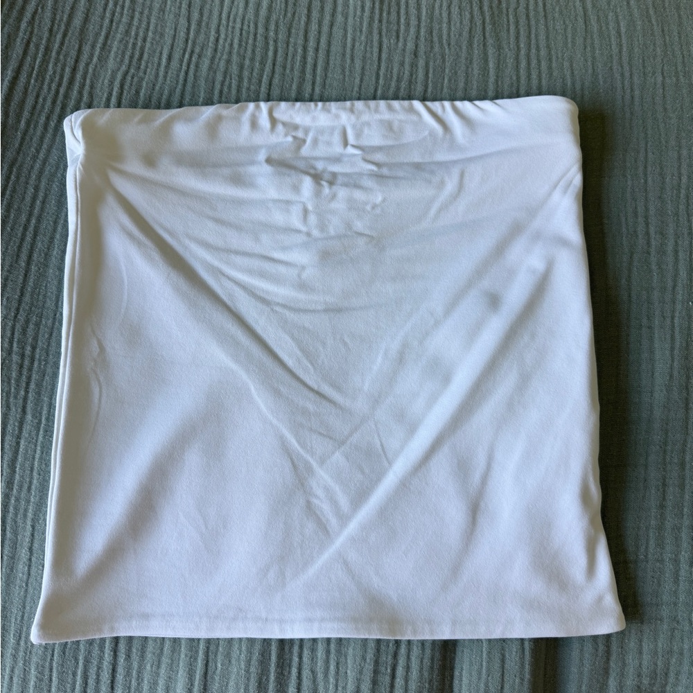 Aritzia Babaton Contour white tube top sz small